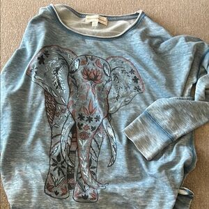 Lucky Lotus Blue Sweatshirt